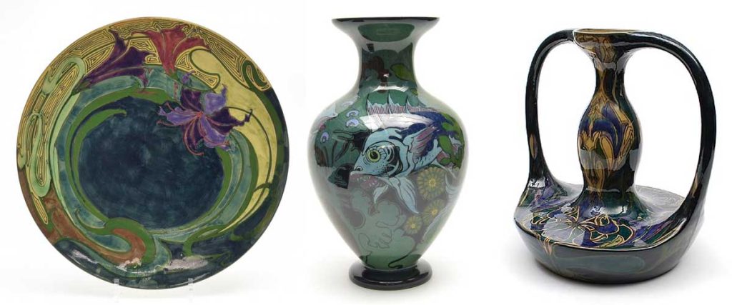 Dutch Art Nouveau Pottery with a high value